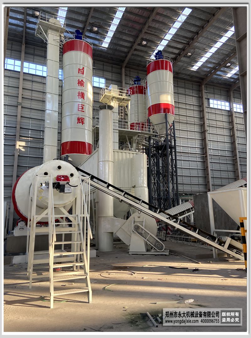 年產(chǎn)30萬噸干混砂漿站-配套沙子烘干機